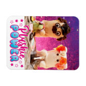 Personalisiert Kawaii Niedlich Plushie Power Foto Magnet (Horizontal)