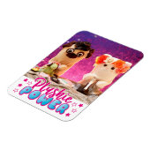 Personalisiert Kawaii Niedlich Plushie Power Foto Magnet (Linke Seite)