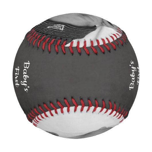 Personalisiert Keepake Babys 1. WeihnachtsBaseball Baseball (Rückseite)