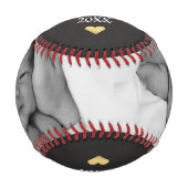 Personalisiert Keepake Babys 1. WeihnachtsBaseball Baseball (Vorderseite)