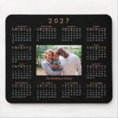Personalisiert Keepake Foto 2023 Kalender Mousepad (Vorne)