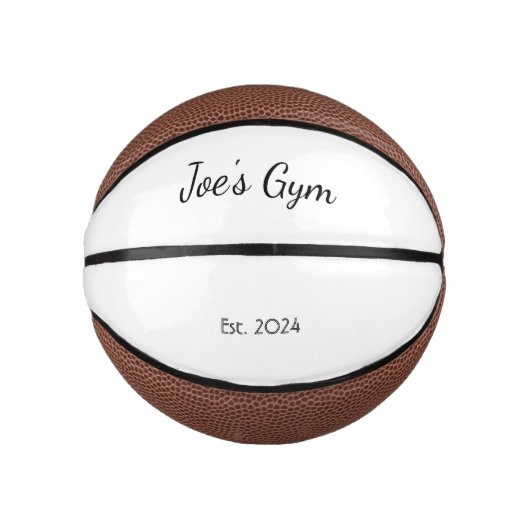 Personalisiert Keepake Mini Basketball (Vorderseite)