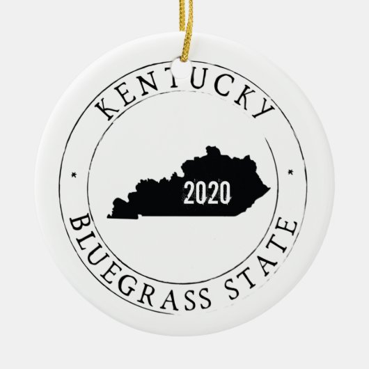 Personalisiert Kentucky Ornament (Vorne)