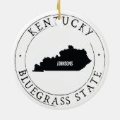 Personalisiert Kentucky Ornament (Hinten)