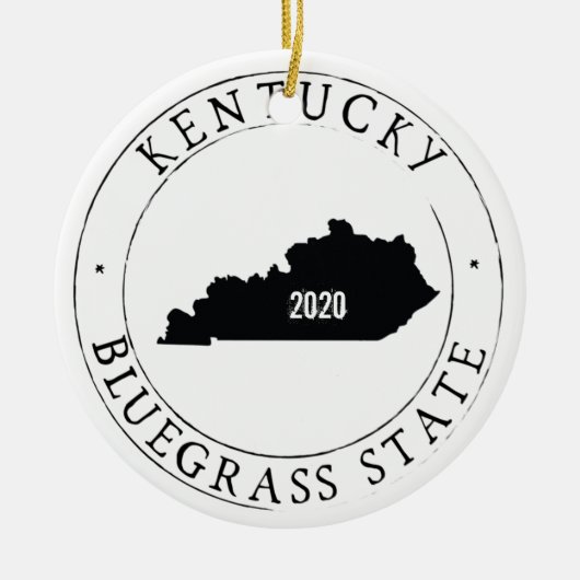 Personalisiert Kentucky Ornament (Vorne)