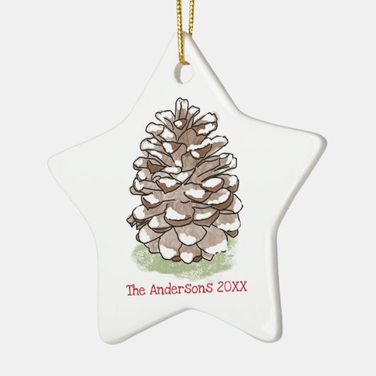 Personalisiert Keramik Ornament (Links)