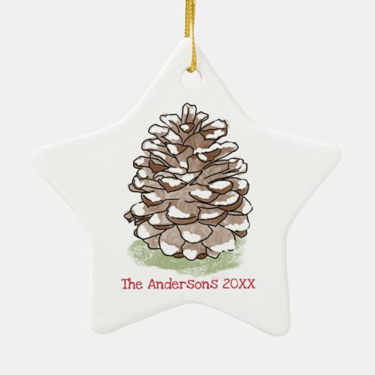 Personalisiert Keramik Ornament (Hinten)