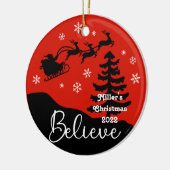 Personalisiert Keramik Ornament (Links)