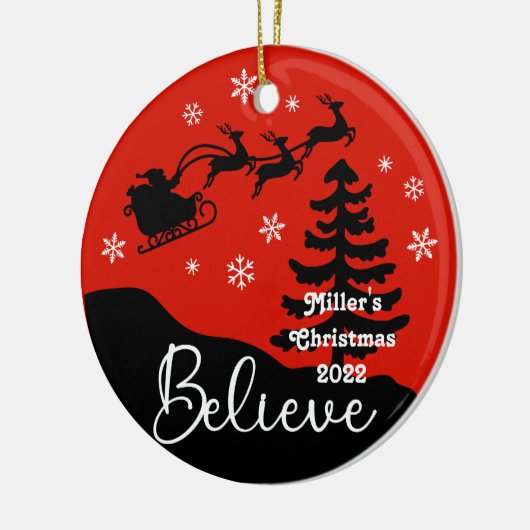 Personalisiert Keramik Ornament (Links)