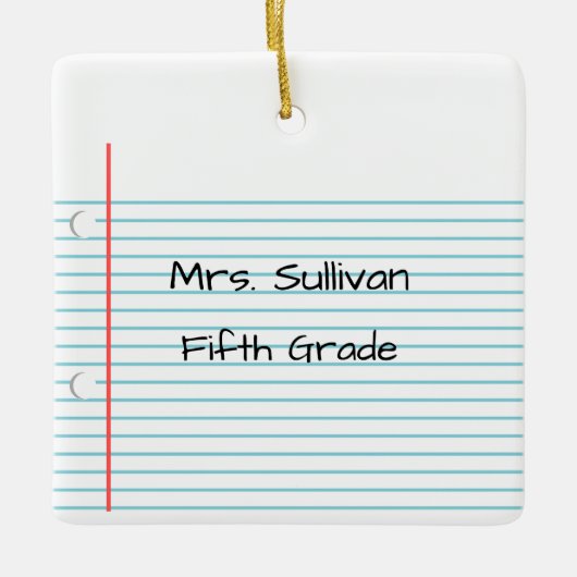 Personalisiert Keramikornament (Vorderseite)