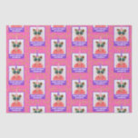 Personalisiert Kid Foto Happy Birthday Unicorn Seidenpapier<br><div class="desc">Lassen Sie Ihre Geschenke in einem festlichen, eigens für Sie entworfenen, rosafarbenen Taschentuch wackeln, das eine lustige Darstellung von Fotos mit lila und rosa Einhornhörnern bietet. Im Hintergrund sind die hübschen goldenen Glitzer-Herzen. Personalisieren Sie dieses helle Design mit einem Foto Ihres kleinen Geburtstagsjungen oder -mädchens. Fügen Sie eine besondere Touch...</div>