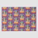 Personalisiert Kid Foto Happy Birthday w/ Blue Hat Seidenpapier<br><div class="desc">Lassen Sie Ihre Geschenke in einem festlichen lila Gewebeschreiben mit einer lustigen Darstellung orangefarbener und gelber Sterne und Kreise wackeln. Personalisieren Sie dieses helle Design mit einem Foto Ihres kleinen Geburtstagsjungen oder -mädchens, komplett mit einem fröhlichen blauen Geburtstagshut. Fügen Sie eine besondere Touch mit einem personalisierten Gruß hinzu, wie zum...</div>