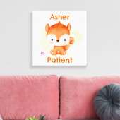 Personalisiert Kids Affirmation Deko |Braunes Eich (Insitu (Wohnzimmer))