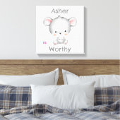 Personalisiert Kids Affirmation Deko | Graumäuse (Insitu (Schlafzimmer))