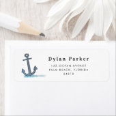 Personalisiert Kids Anchor Rücksendeadresse (Insitu)