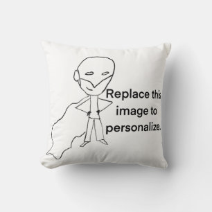 Personalisiert Kids Art Family Friends Foto Kissen