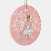 Personalisiert Kids Ballerina Weihnachtsschmuck (Rechts)