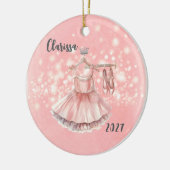 Personalisiert Kids Ballerina Weihnachtsschmuck (Links)