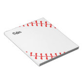 Personalisiert Kids Baseball Notepad Notizblock (angewinkelt)