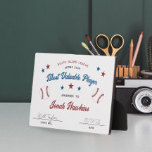 Personalisiert Kids Baseball Team Award