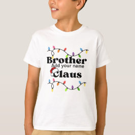 Personalisiert Kids Basic White Shirt Bruder Claus