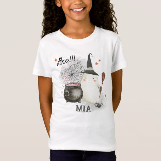 Personalisiert Kids Boo Halloween T Shirt