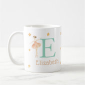 Personalisiert Kids Christmas ballerina Hot Coco T Kaffeetasse (Links)