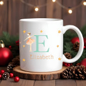 Personalisiert Kids Christmas ballerina Hot Coco T Kaffeetasse