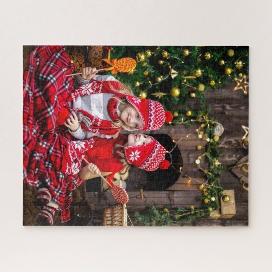 Personalisiert Kids Christmas Foto 520 pc Puzzle (Horizontal)