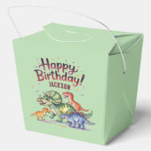 Personalisiert Kids Dinosaurier Geburtstag Geschenkschachtel (Rückseite)