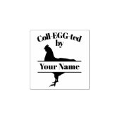 Personalisiert Kids Ei Briefmarke Gummistempel (Prägung)