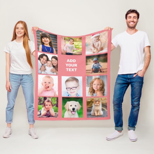 Personalisiert Kids Family Foto Fleecedecke (Beispiel)