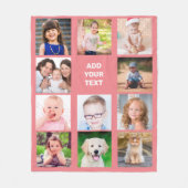 Personalisiert Kids Family Foto Fleecedecke (Vorderseite)