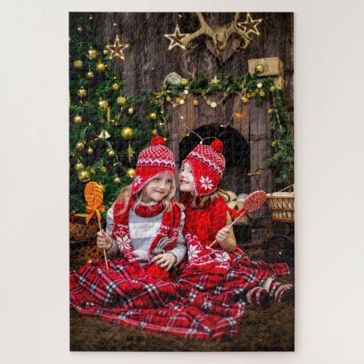 Personalisiert Kids Foto Weihnachten 1014 Puzzle P (Vertikal)