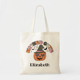 Personalisiert Kids Halloween Leckerei Bag Niedlic Tragetasche