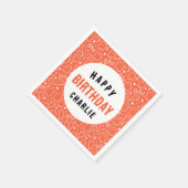 Personalisiert Kids Halloween Party Serviette (Ecke)