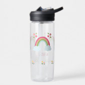 Personalisiert Kids Niedliche Regenbogenschule Trinkflasche (Links)