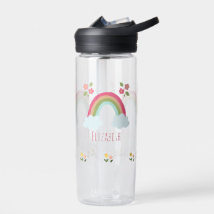 Personalisiert Kids Niedliche Regenbogenschule Trinkflasche