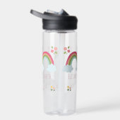 Personalisiert Kids Niedliche Regenbogenschule Trinkflasche (Rechts)