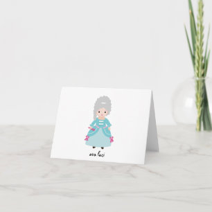 Personalisiert Kids Note Card Marie Antoinette