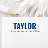 Personalisiert Kids Rücksendeadressen-Aufkleber (Insitu)