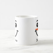 Personalisiert Kids Snowman Face Kaffeetasse (Mittel)