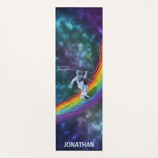 Personalisiert Kids Space Yoga Mat Yogamatte (Vorderseite)