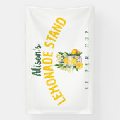 Personalisiert Kids Summer Lemonade Stand Banner (Vertikal)