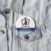 Personalisiert Kids Swimming Club Wappen Niedlich  Button (Beispiel)