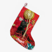 Personalisiert - Kimbas Strumpf zu Weihnachten ( C Kleiner Weihnachtsstrumpf (Vorderansicht (hängend))