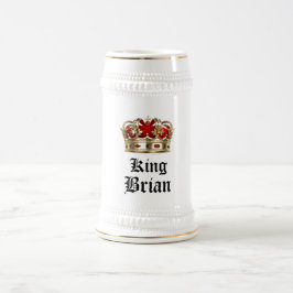 Personalisiert King Beer Stein Bierglas