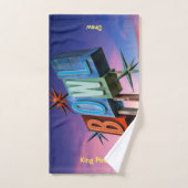 Personalisiert King Buttone Bowling Team Handtüche Handtuch (Handtuch)