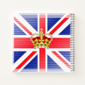 Personalisiert King-Charles-III-Notebook Notizblock (Rückseite)