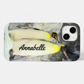 Personalisiert King Penguins Handy Case (Rückseite (Horizontal))